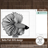 Betta Fish SVG downloads