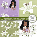 Floral scrapbook paper 12x12
