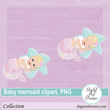 Baby mermaid png