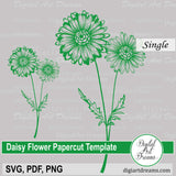 Daisy SVG cut file