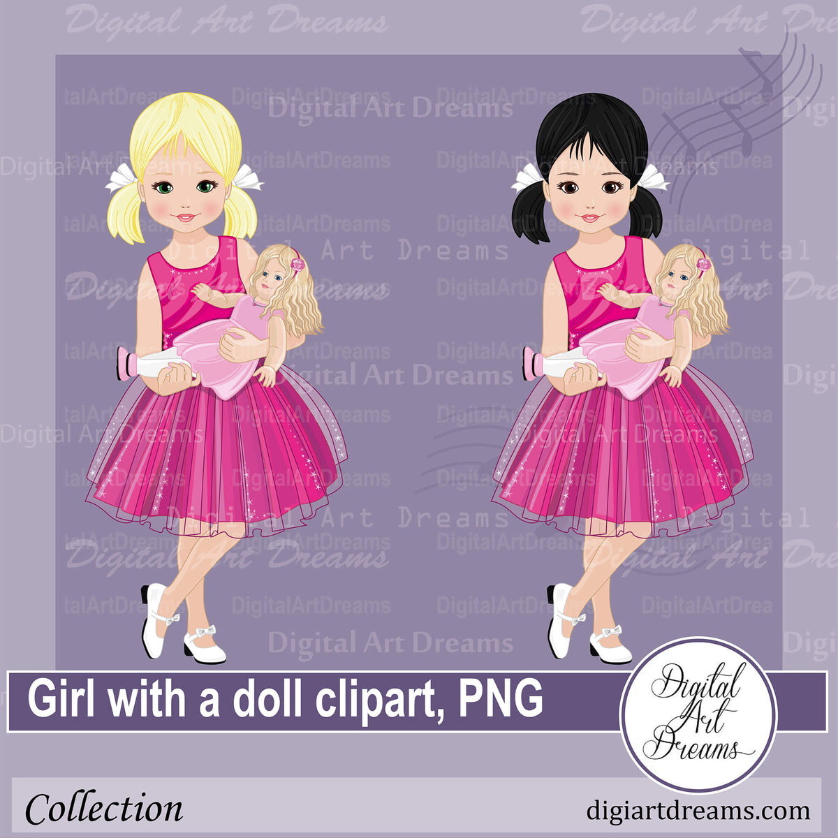 girl paper doll clip art