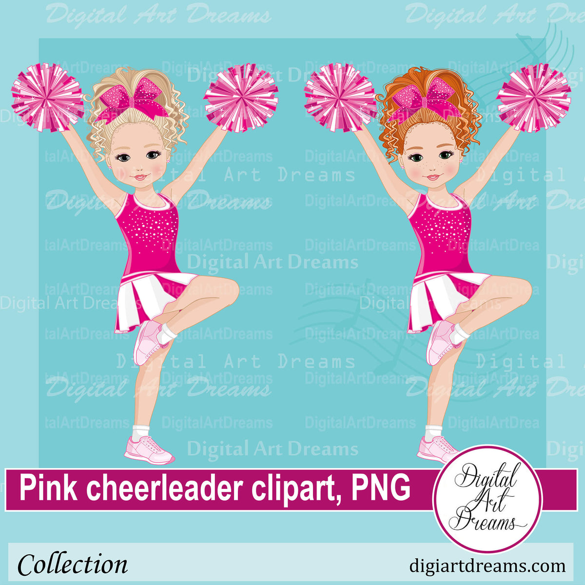 cheerleader and clipart