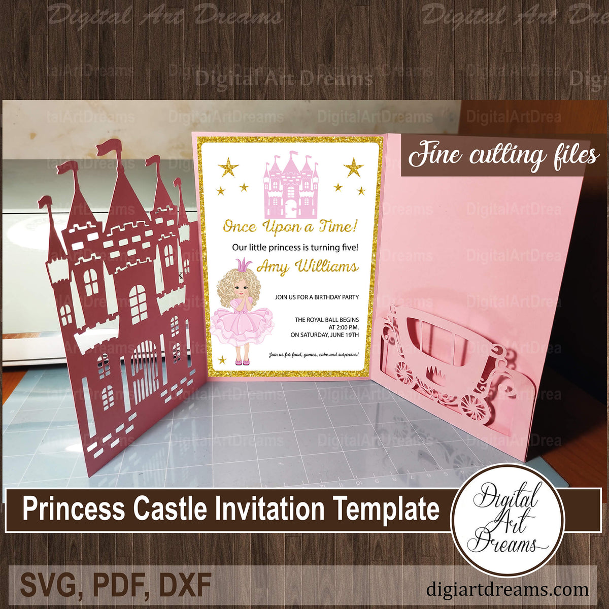 Save the Date RSVP card SVG, Wedding invitation cards Cricut