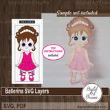 Ballerina embellishment SVG