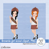 Cute brownie girl scouts images PNG