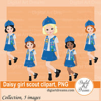Daisy girl scout clipart