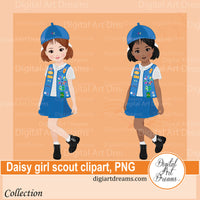 Cute daisy girl scout clipart images
