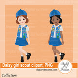 Cute daisy girl scout clipart images