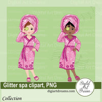 Spa party clipart images