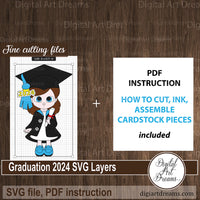 Graduation 2024 SVG layers