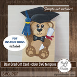 Graduation gift card holder SVG layers