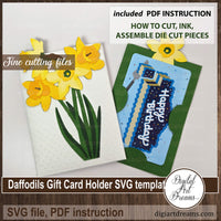 Cricut gift card holder