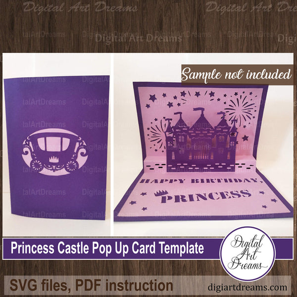 Castle pop up card