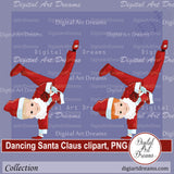Dancing Santa Claus clipart