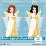 Gold angel clipart png