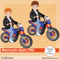 Little boy on motorcycle images png