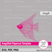 Angel fish template