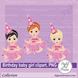 1st birthday baby girl images