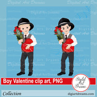 Boy Valentine clipart