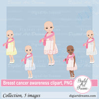 Breast cancer awareness clipart