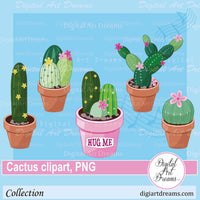 Cactus clipart cute