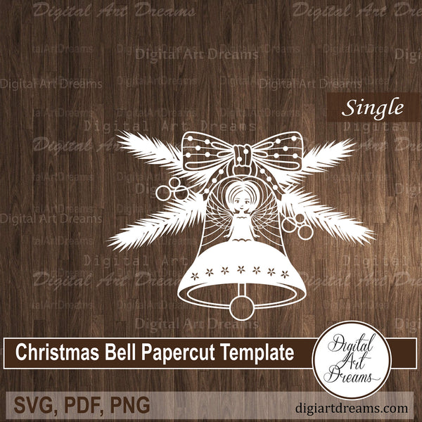 Christmas bell SVG