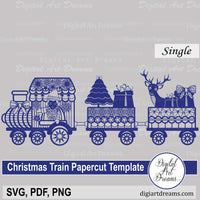 Train SVG cutting files