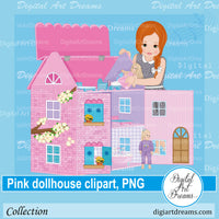 Dollhouse artwork clip art
