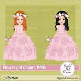 Flower girl clip art