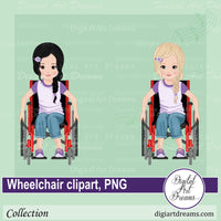 Wheelchair clipart PNG