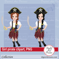Girl pirate png