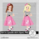 Poodle skirt clip art images