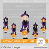 Halloween witch clipart png