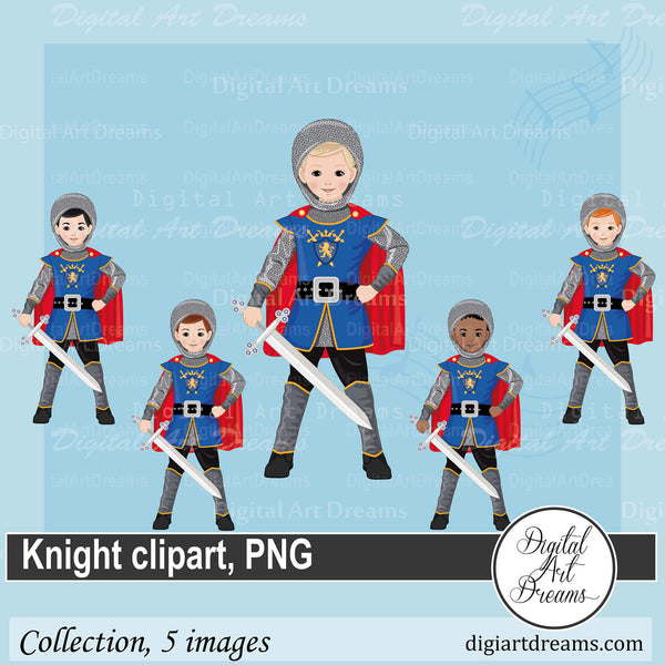 Brave knight clipart
