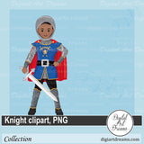 Knight clipart African American