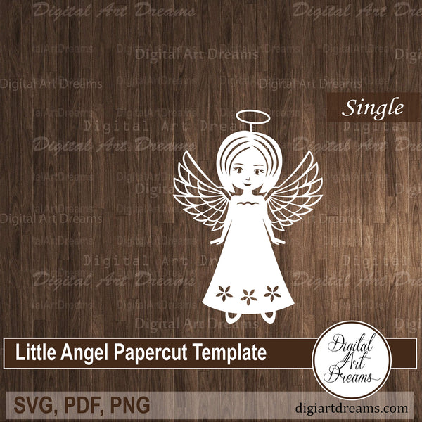 Angel girl SVG
