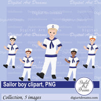 Sailor boy clipart