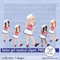 Sailor girl clipart