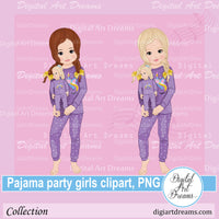Pajama party girl