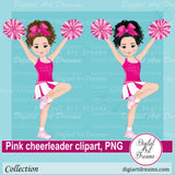 Cheerleader clipart png pink