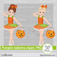 Pumpkin ballerina costume