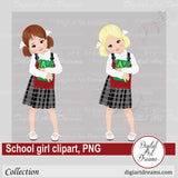 School girl clipart png