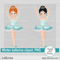 Snowflake ballerina png clipart